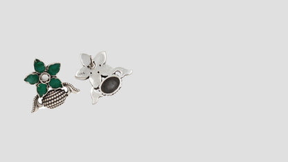 Subtle Elegance: Sangeeta Boochra Handcrafted Silver Studs