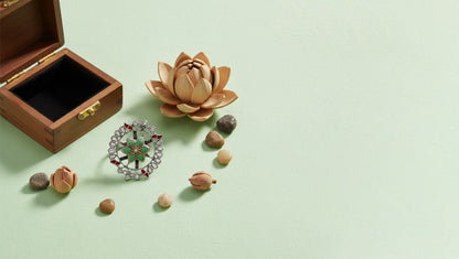 Sangeeta Boochra Handcrafted Silver Floral Statement Ring