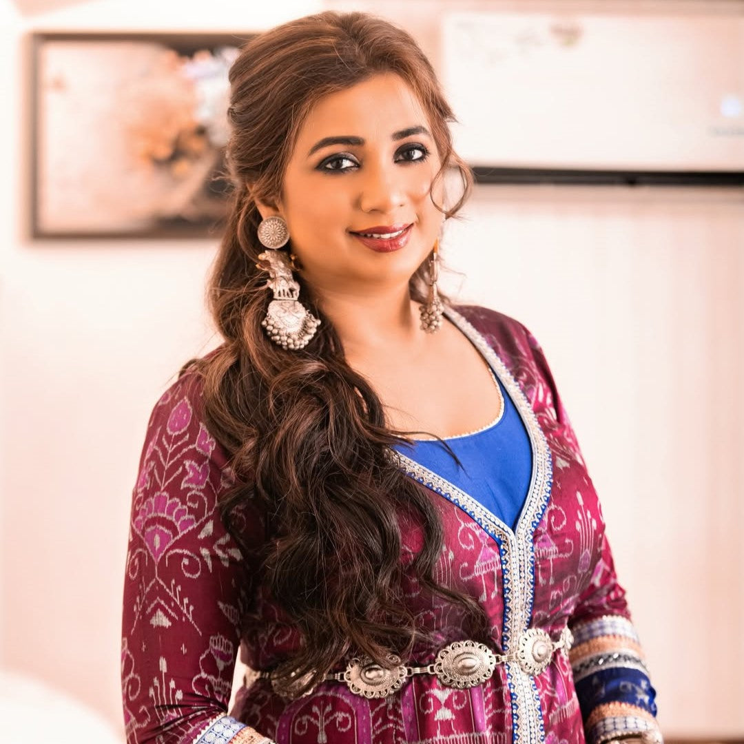 Sangeeta Boochra Artisan Silver Jewellery Set – Shreya Ghoshal Signature Look