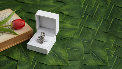 Artisan Peacock Motif Statement Ring – Sangeeta Boochra