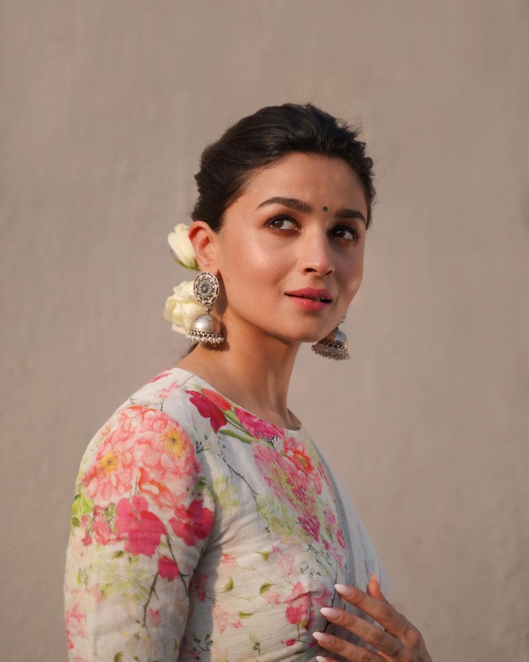 Gorgeous Alia Bhatt in Sangeeta Boochra Earrings