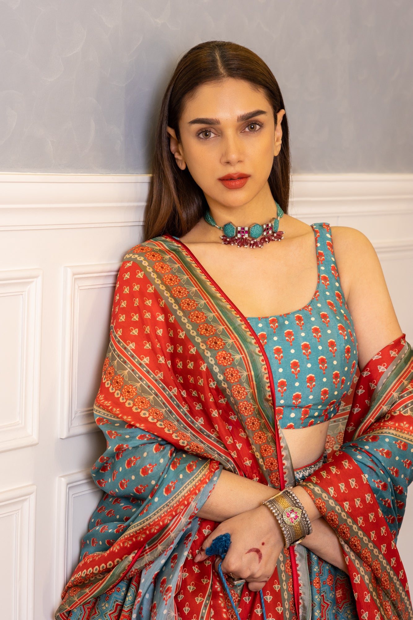 Aditi Rao Hydari in Sangeeta Boochra Jewellery