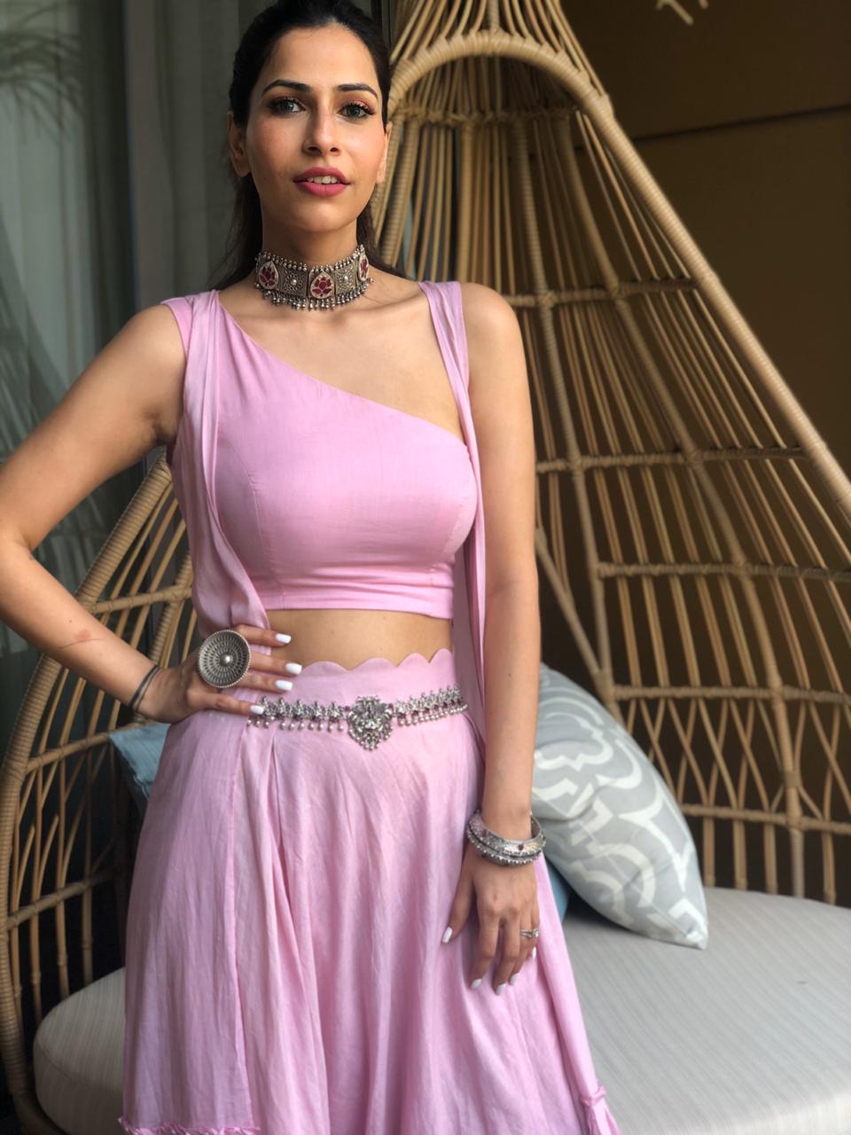 Anantica Sahir  in Silver Handcrafted Necklace, Ring  and Earrings