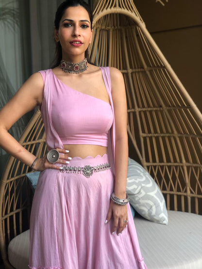 Anantica Sahir  in Silver Handcrafted Necklace, Ring  and Earrings