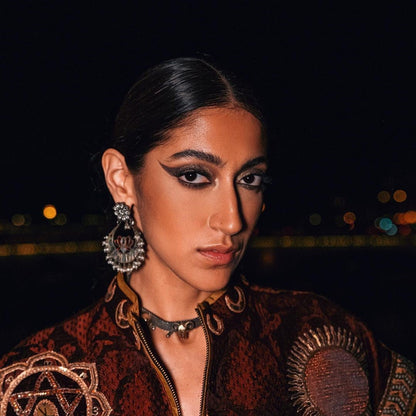 Divya Saini In Silver Jewellery