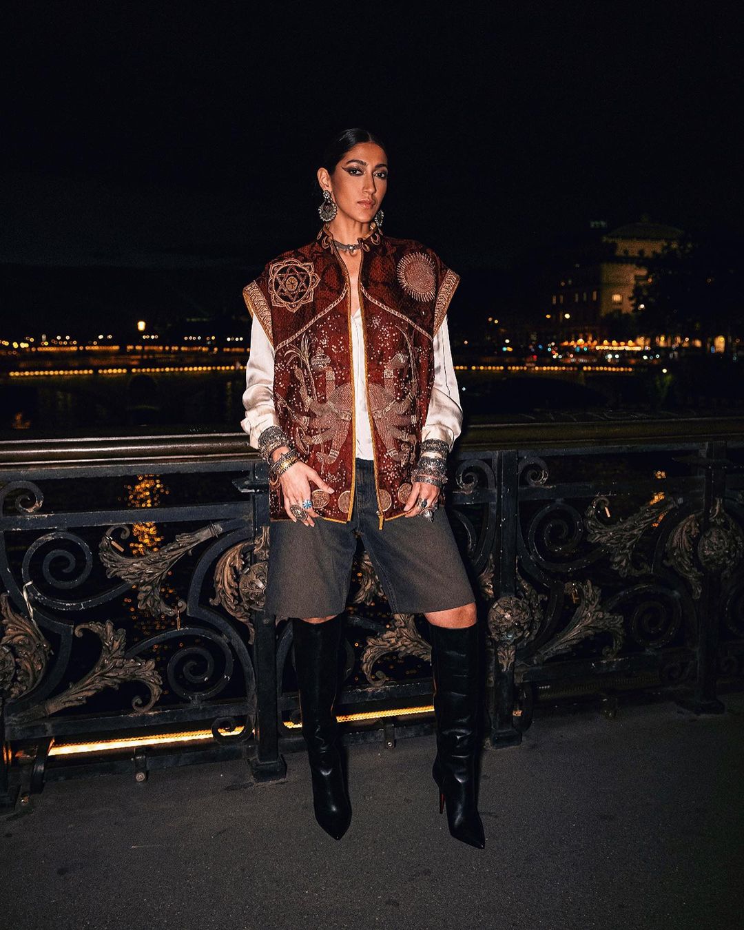 Divya Saini In Silver Jewellery