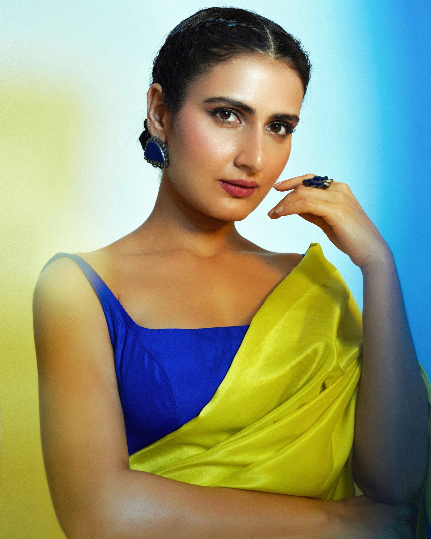 Fatima Sana Shaikh In Silver Jewellery