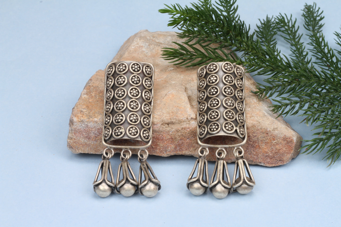 Anantaya - Silver Handcrafted Earring
