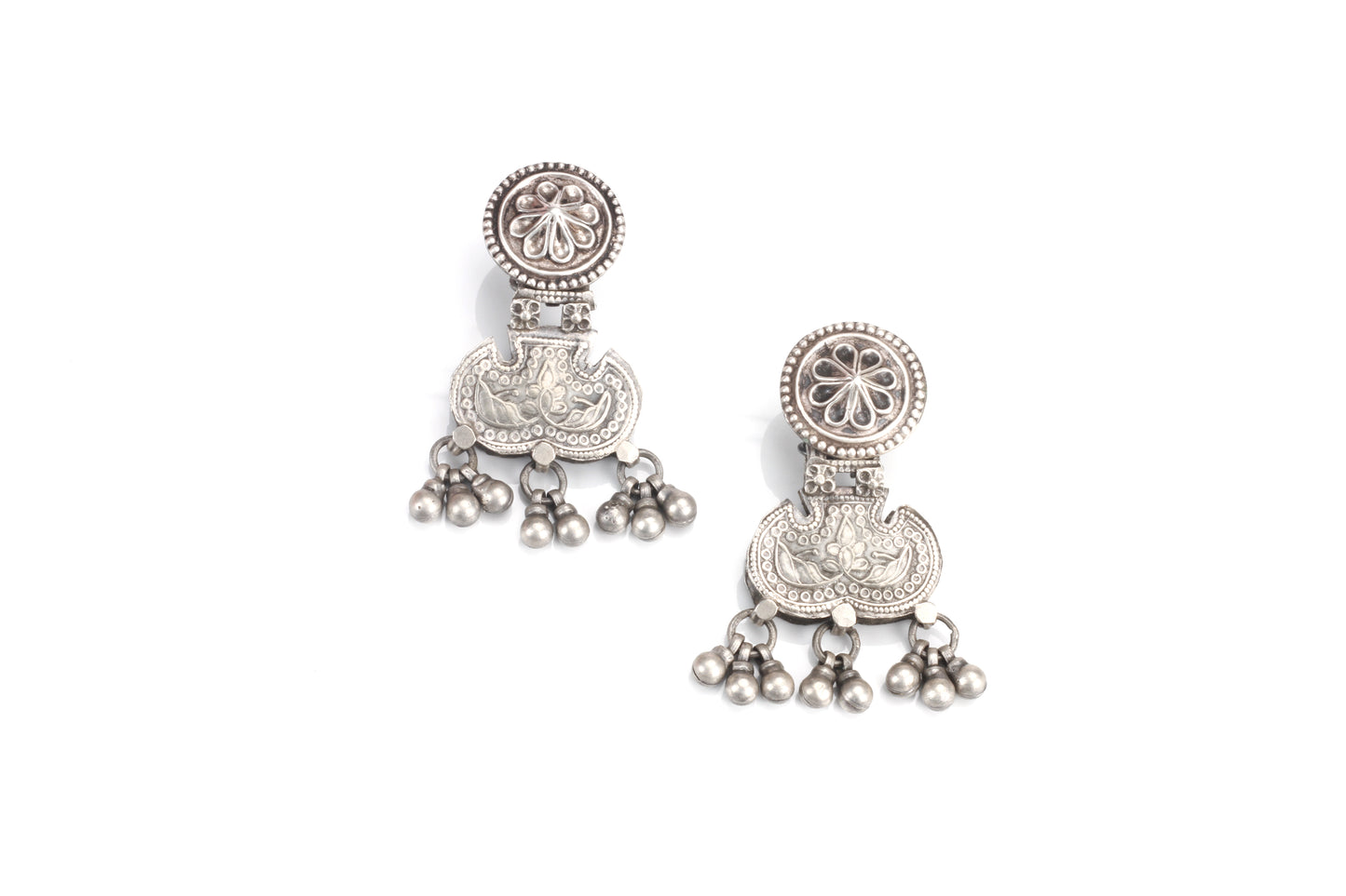 Sangeeta Boochra Silver Earrings