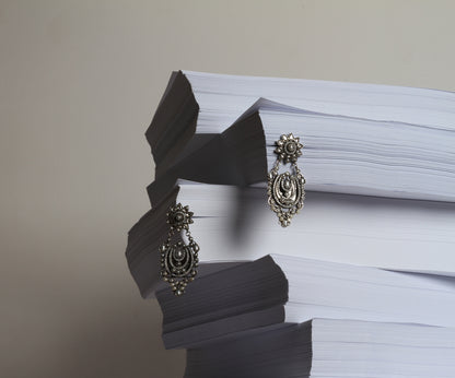 Sangeeta Boochra Silver Earrings