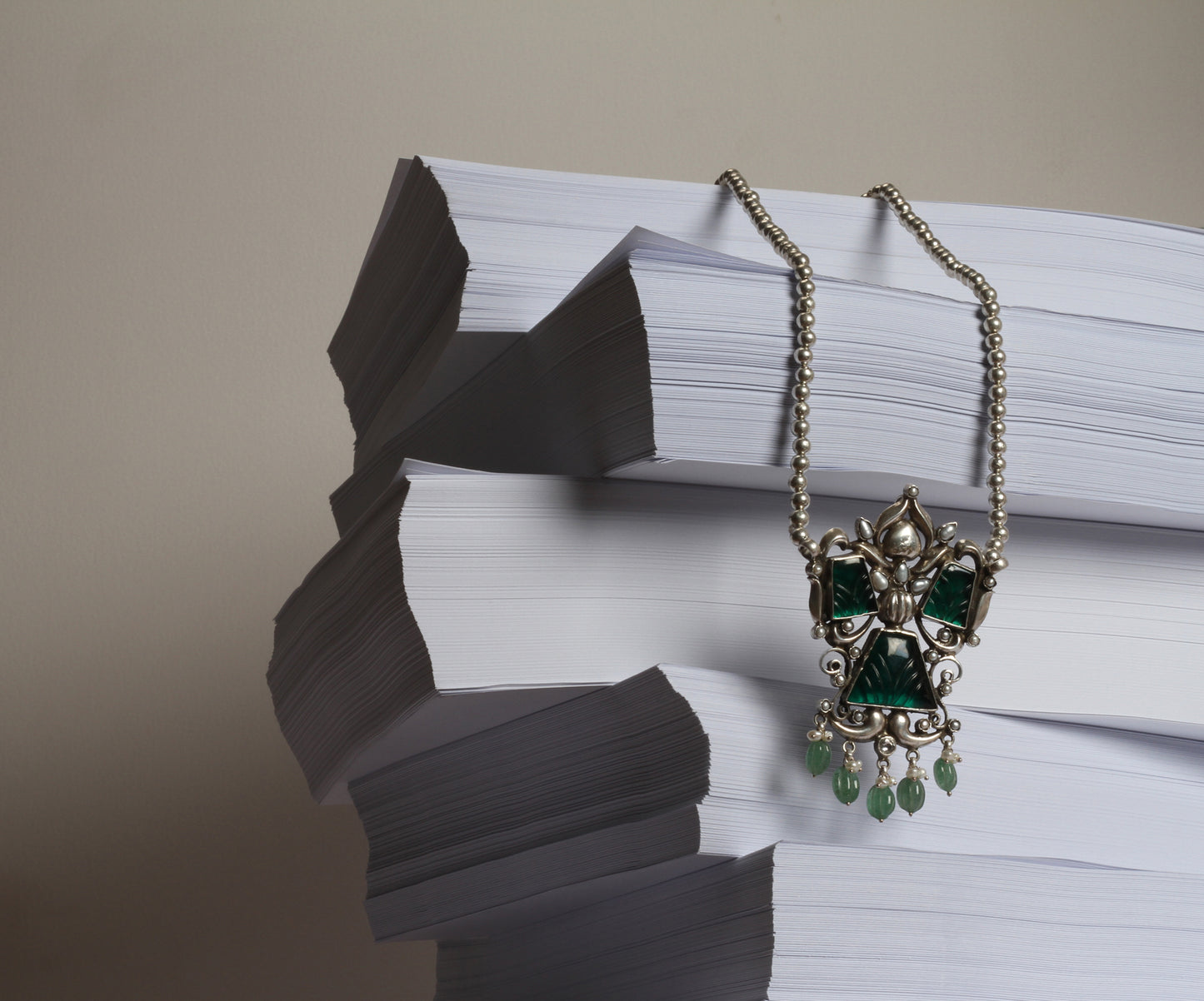 Sangeeta Boochra Silver Pendant