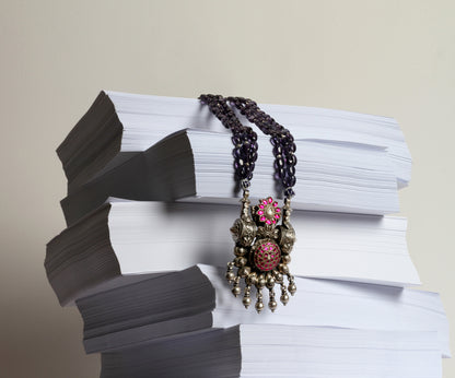 Sangeeta Boochra Silver Necklace