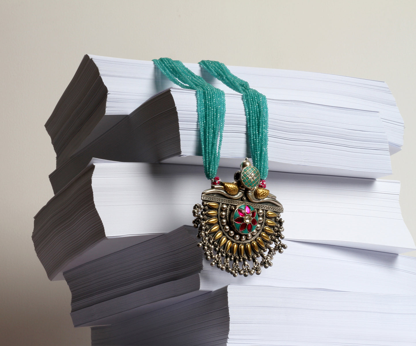 Sangeeta Boochra Silver Necklace