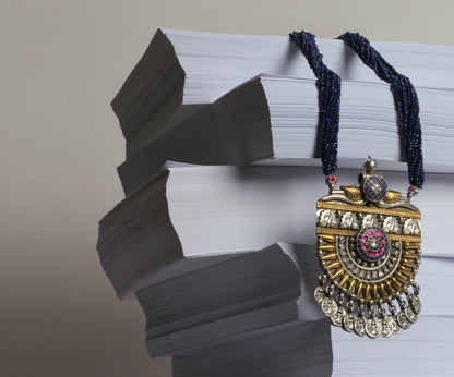 Sangeeta Boochra Silver Necklace