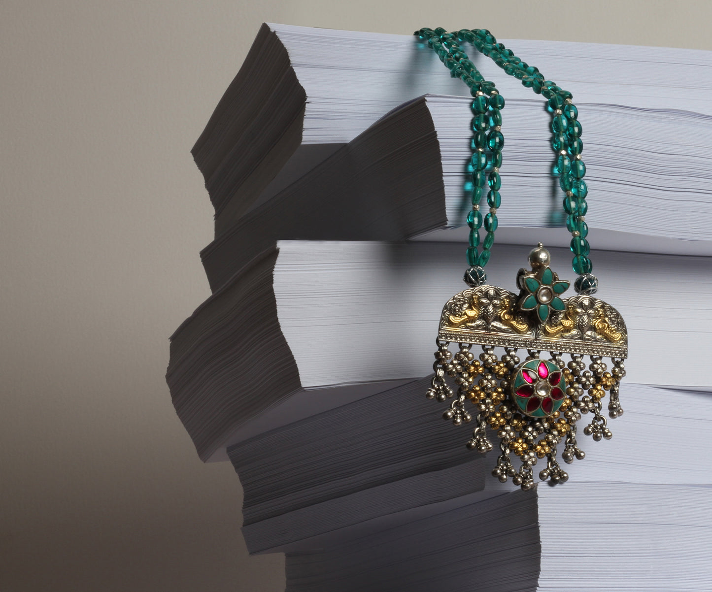 Sangeeta Boochra Silver Necklace