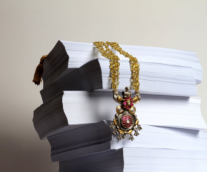 Sangeeta Boochra Silver Necklace