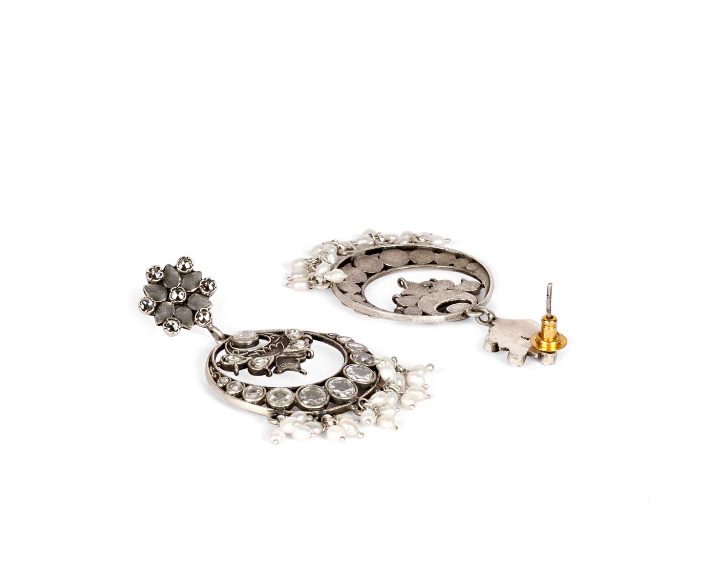 Sangeeta Boochra Silver Earrings