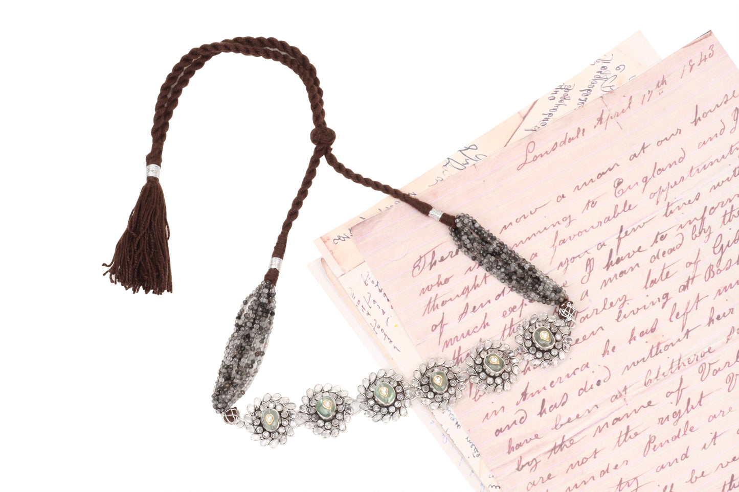 Silver Handcrafted Tribal Silver Necklace