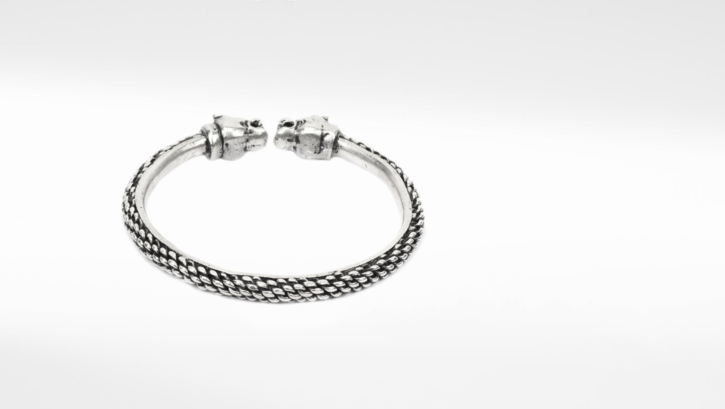 Sangeeta Boochra Tribal Silver Bracelet
