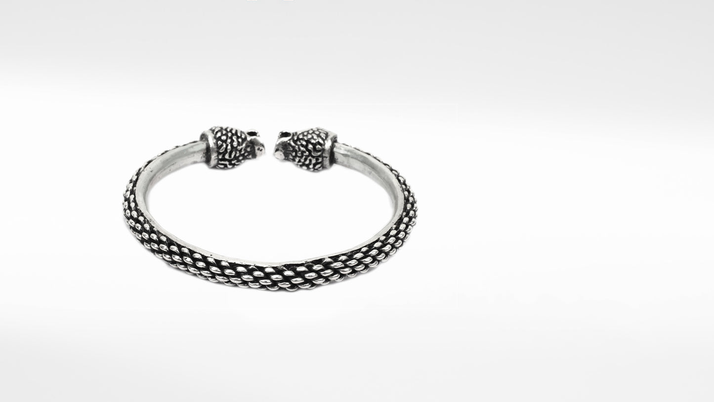 Sangeeta Boochra Tribal Silver Bracelet