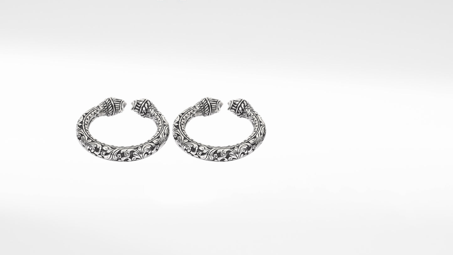 Sangeeta Boochra Tribal Silver Bracelets