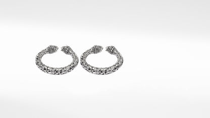 Sangeeta Boochra Tribal Silver Bracelets