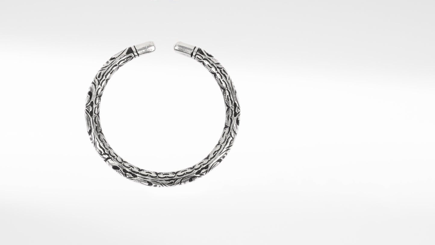Sangeeta Boochra Tribal Silver Bracelet