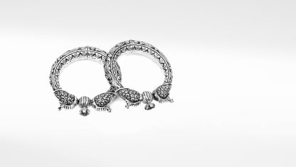 Sangeeta Boochra Tribal Silver Bracelets