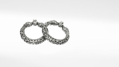 Sangeeta Boochra Tribal Silver Bracelets