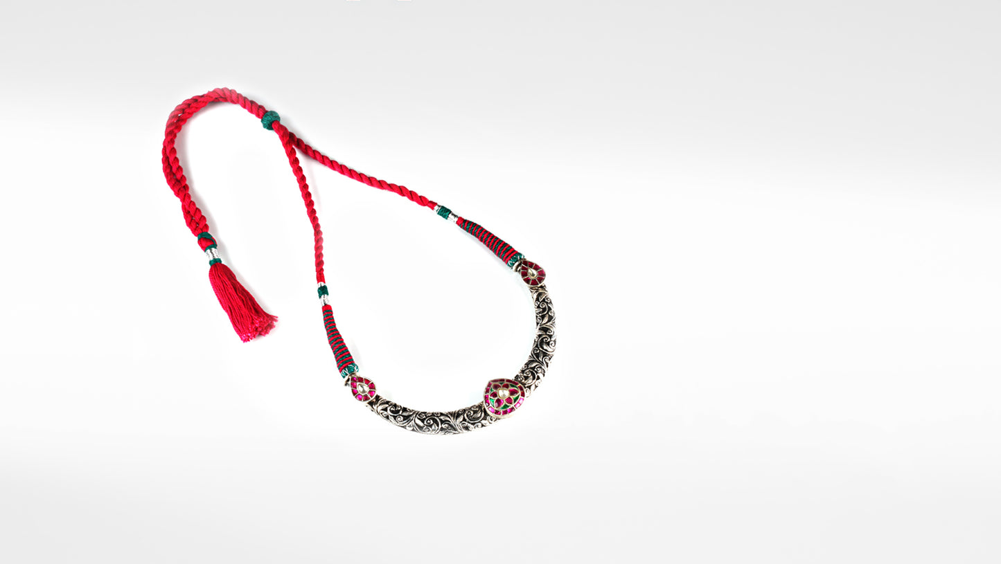 Sangeeta Boochra Silver Necklace