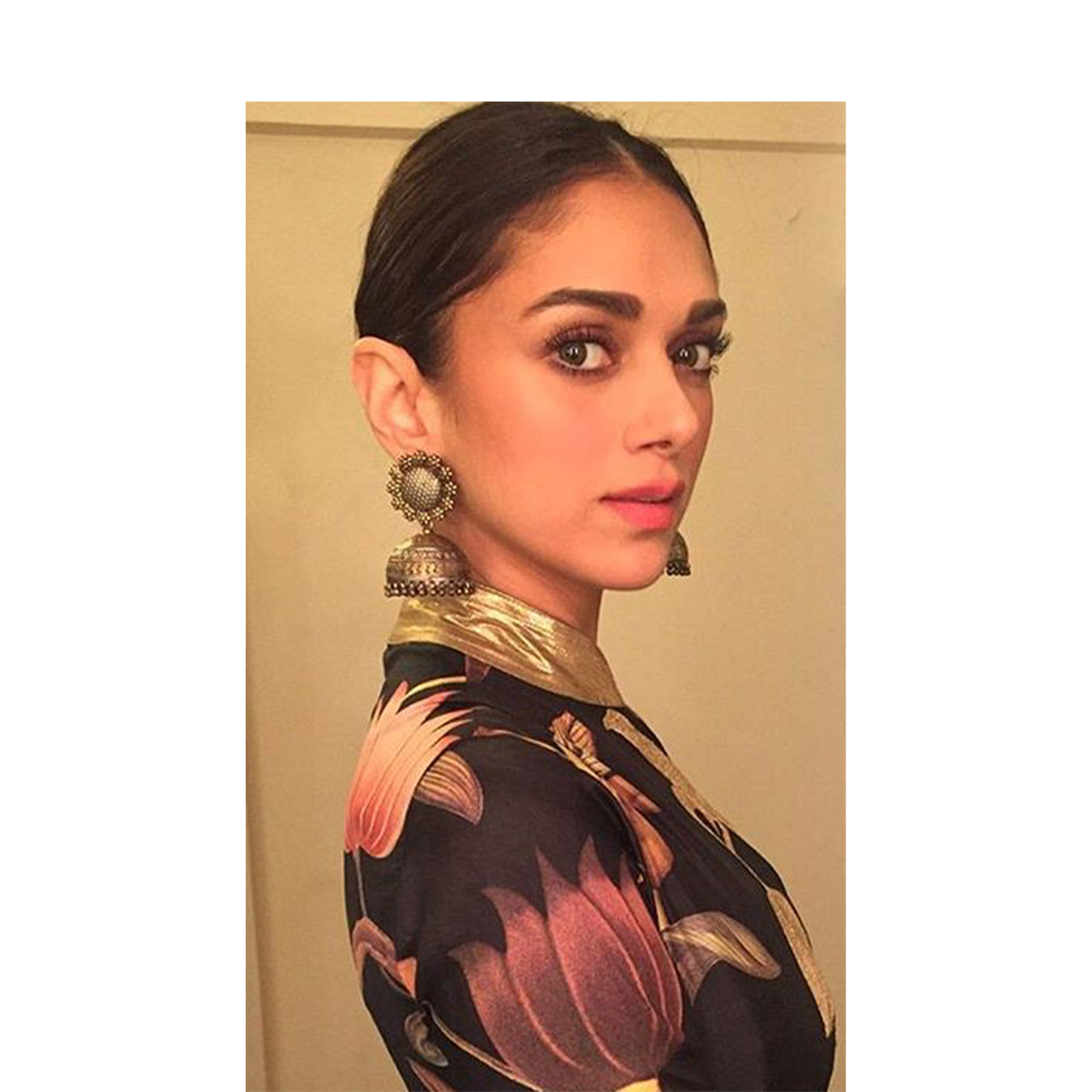 Aditi Rao Hydari in 24k Gold Plated Earrings