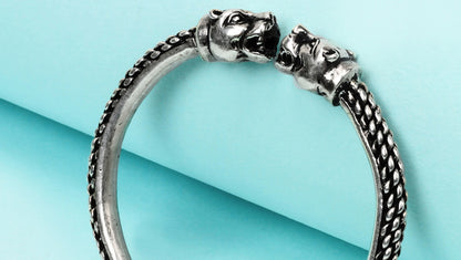 Sangeeta Boochra Tribal Silver Bracelet