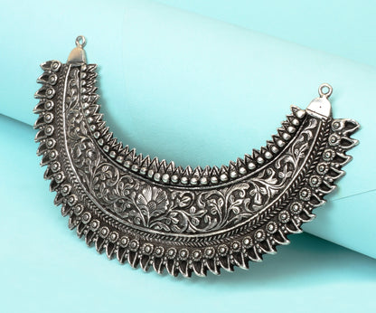 Sangeeta Boochra Tribal Silver Necklace