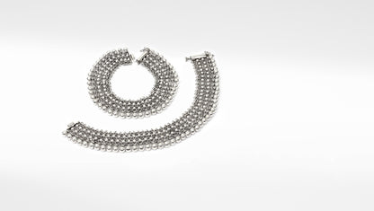 Sangeeta Boochra Silver Anklet