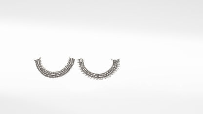 Sangeeta Boochra Silver Anklet