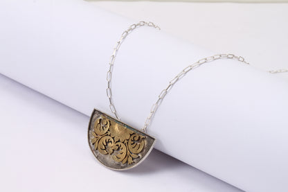 Anantaya - Silver Handcrafted Pendant with Chain