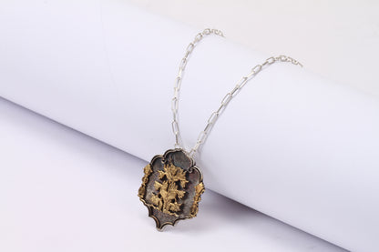 Anantaya - Silver Handcrafted Pendant with Chain