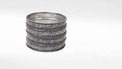 Sangeeta Boochra Tribal Silver Bracelets