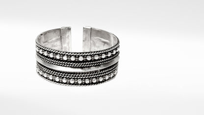 Sangeeta Boochra Tribal Silver Bracelet