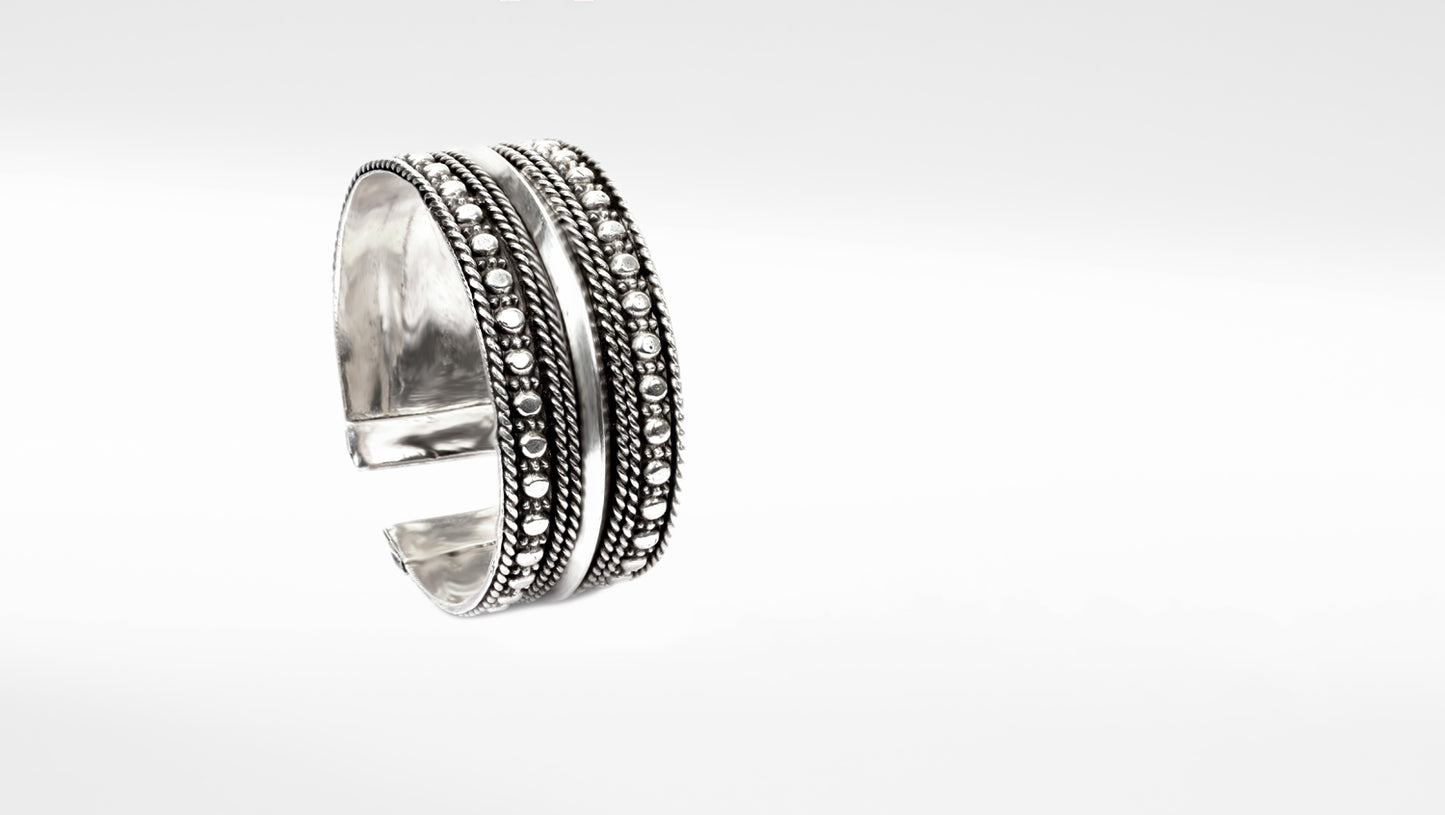 Sangeeta Boochra Tribal Silver Bracelet