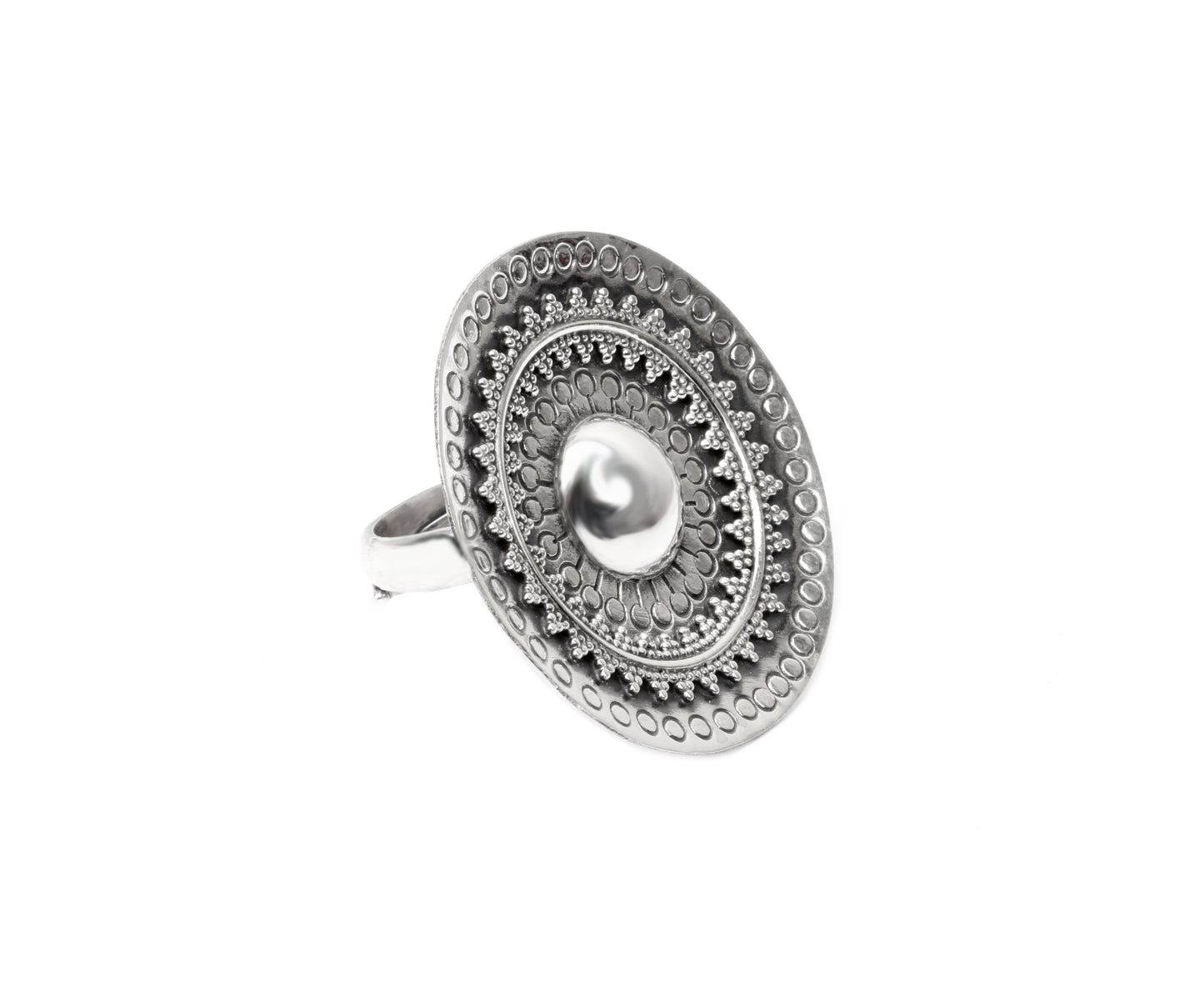 Sangeeta Boochra Tribal Silver Ring