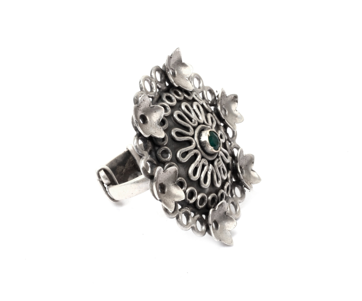 Sangeeta Boochra Tribal Silver Ring