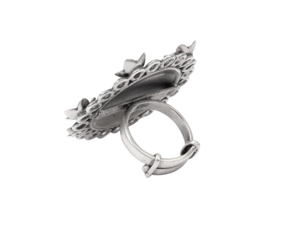 Sangeeta Boochra Tribal Silver Ring