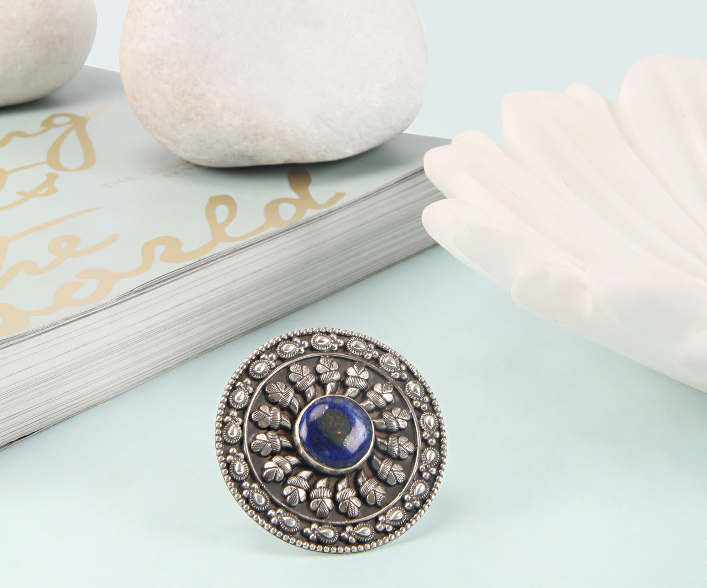 Sangeeta Boochra Silver Ring