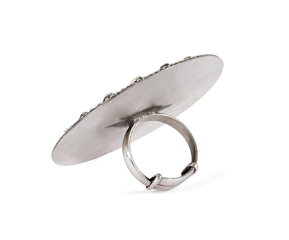 Sangeeta Boochra Silver Ring