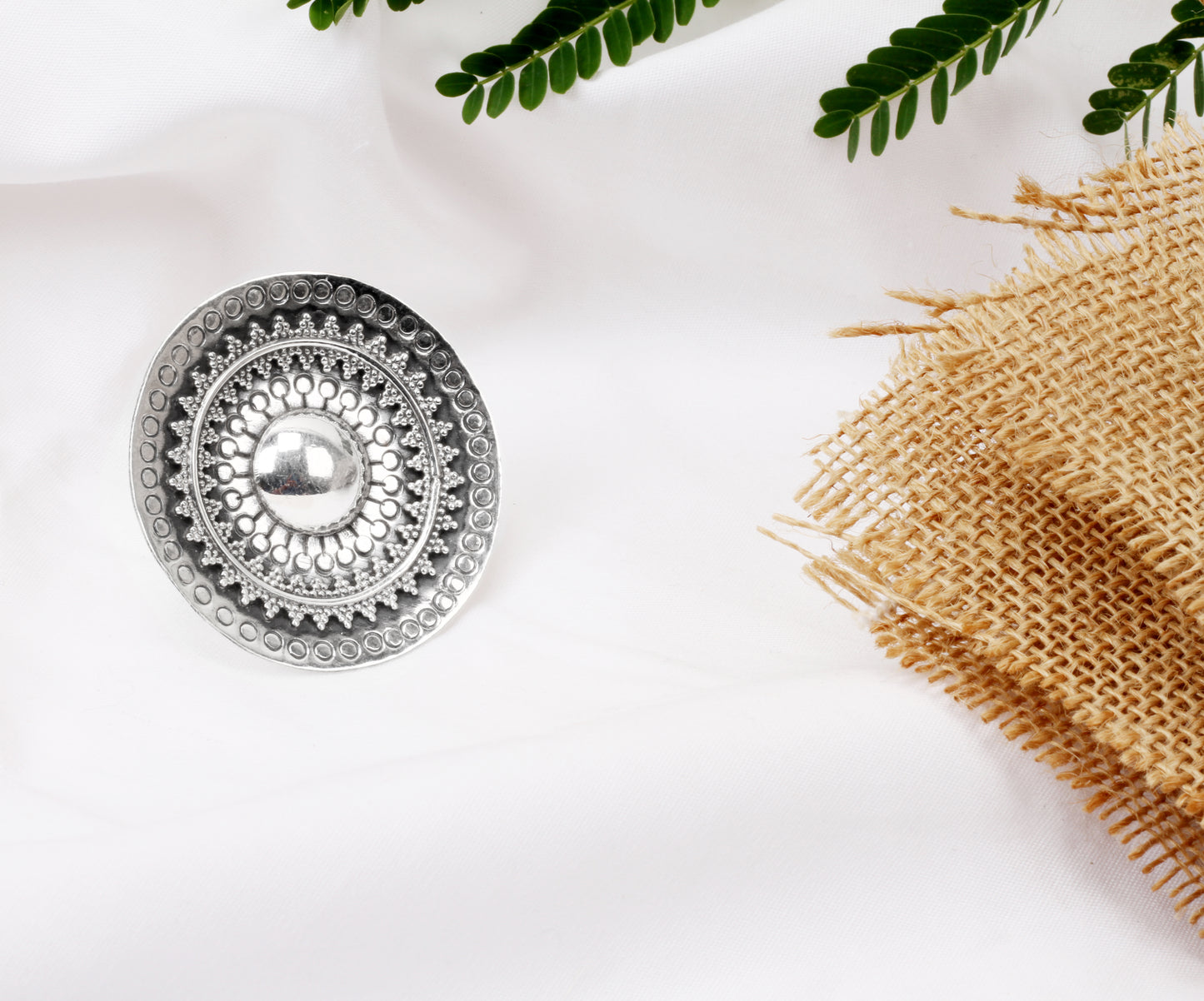 Sangeeta Boochra Tribal Silver Ring