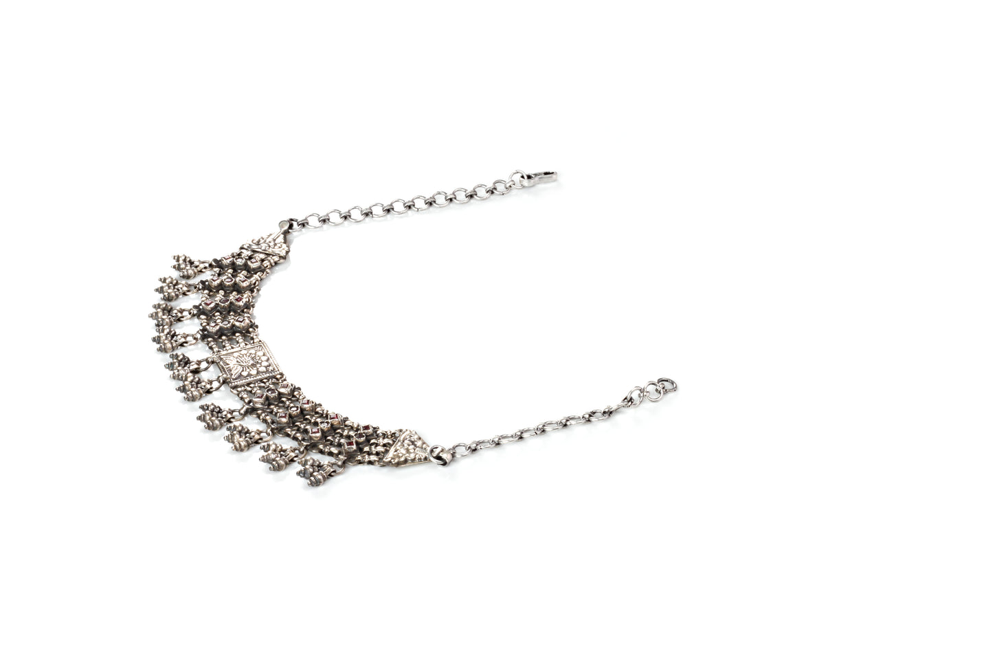 Sangeeta Boochra Silver Choker