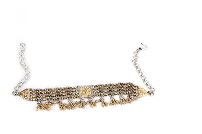 Sangeeta Boochra Silver Choker