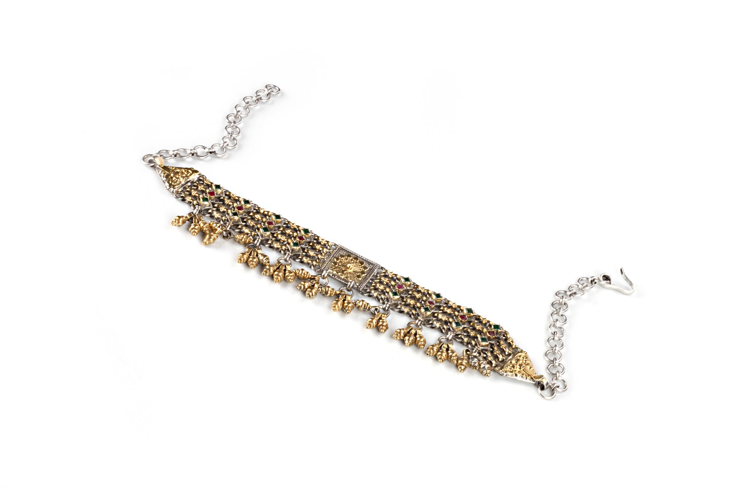 Sangeeta Boochra Silver Choker