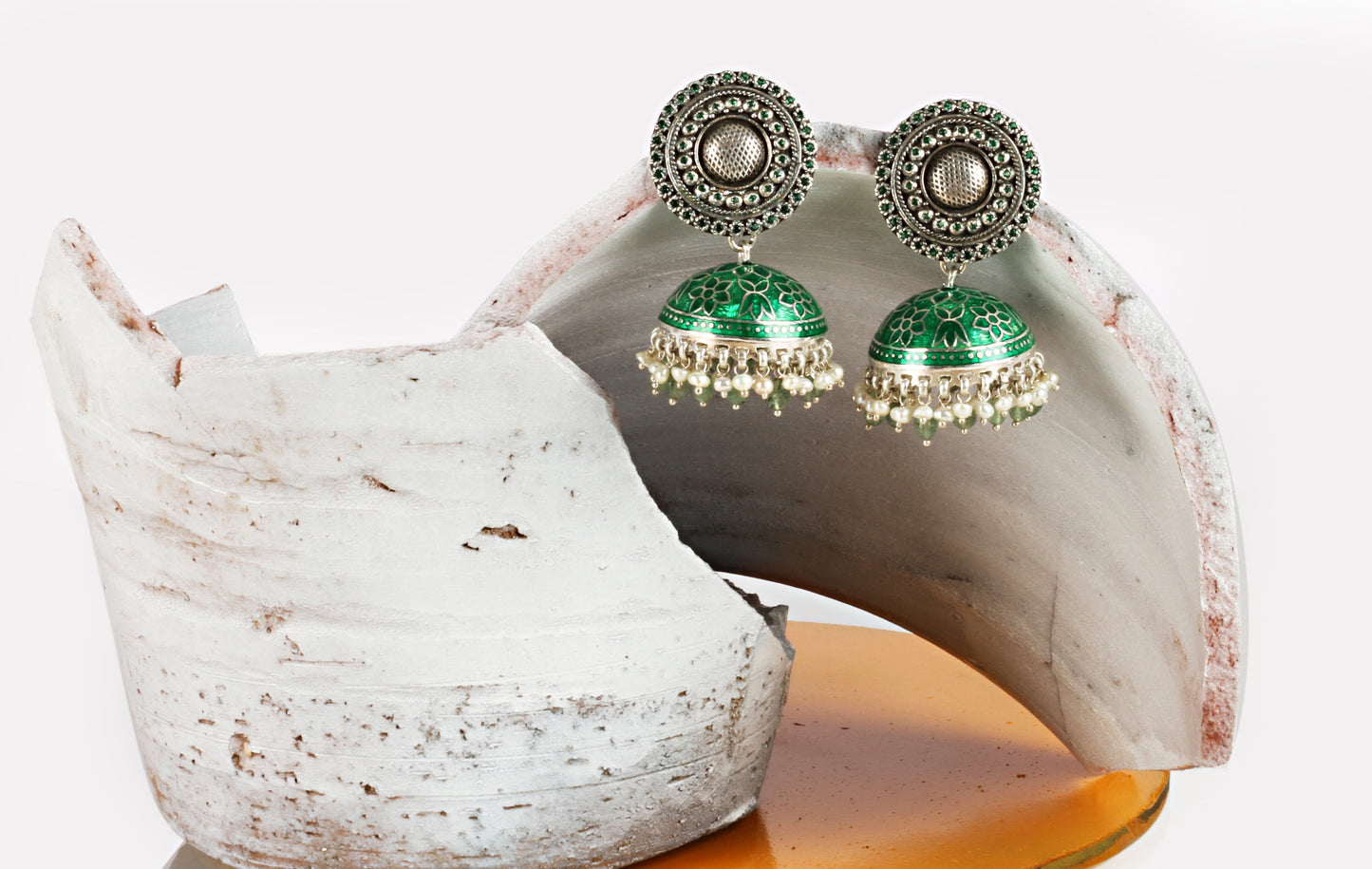 Sangeeta Boochra Silver Earrings
